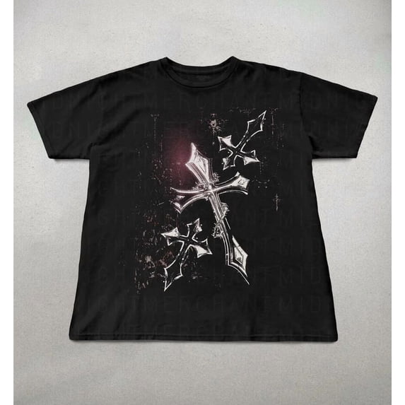 Cool grunge graphic T-Shirt, Sizes S-5XL - Gategoo