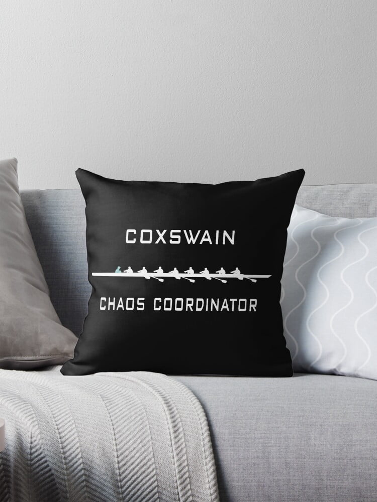 Cool rowing motif for coxswain, rowers and their rowing team Chaos