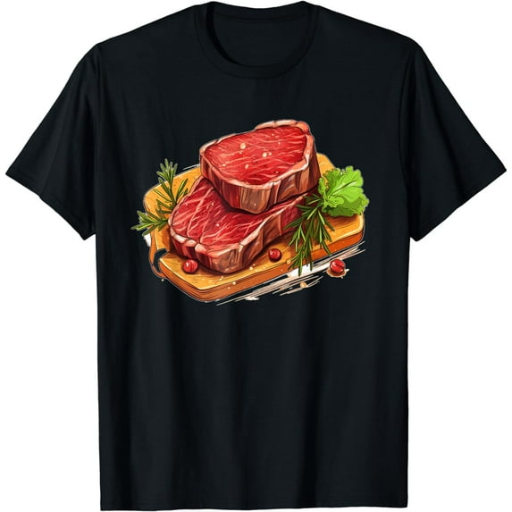 Cool sliced Steak Fillet for Beef Lovers T-Shirt