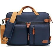 CoolBELL Convertible Backpack Messenger Shoulder Bag Laptop Case Handbag Business Briefcase Multi-Functional Travel Rucksack Fits 15.6 Inch Laptop for Men/Women Blue
