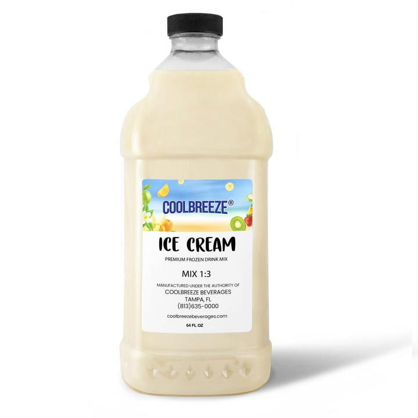 CoolBreeze Beverages Frozen Drink Flavor Syrups Ice Cream + Jug Combo