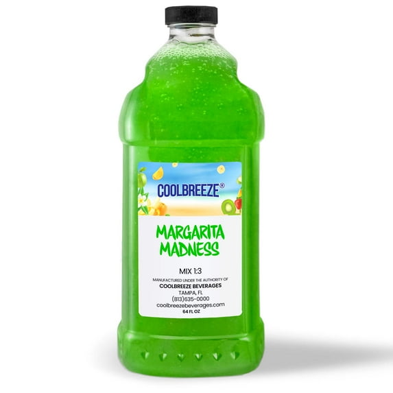 CoolBreeze Beverages Frozen Drink Flavor Syrups - Margarita Madness + Jug Combo