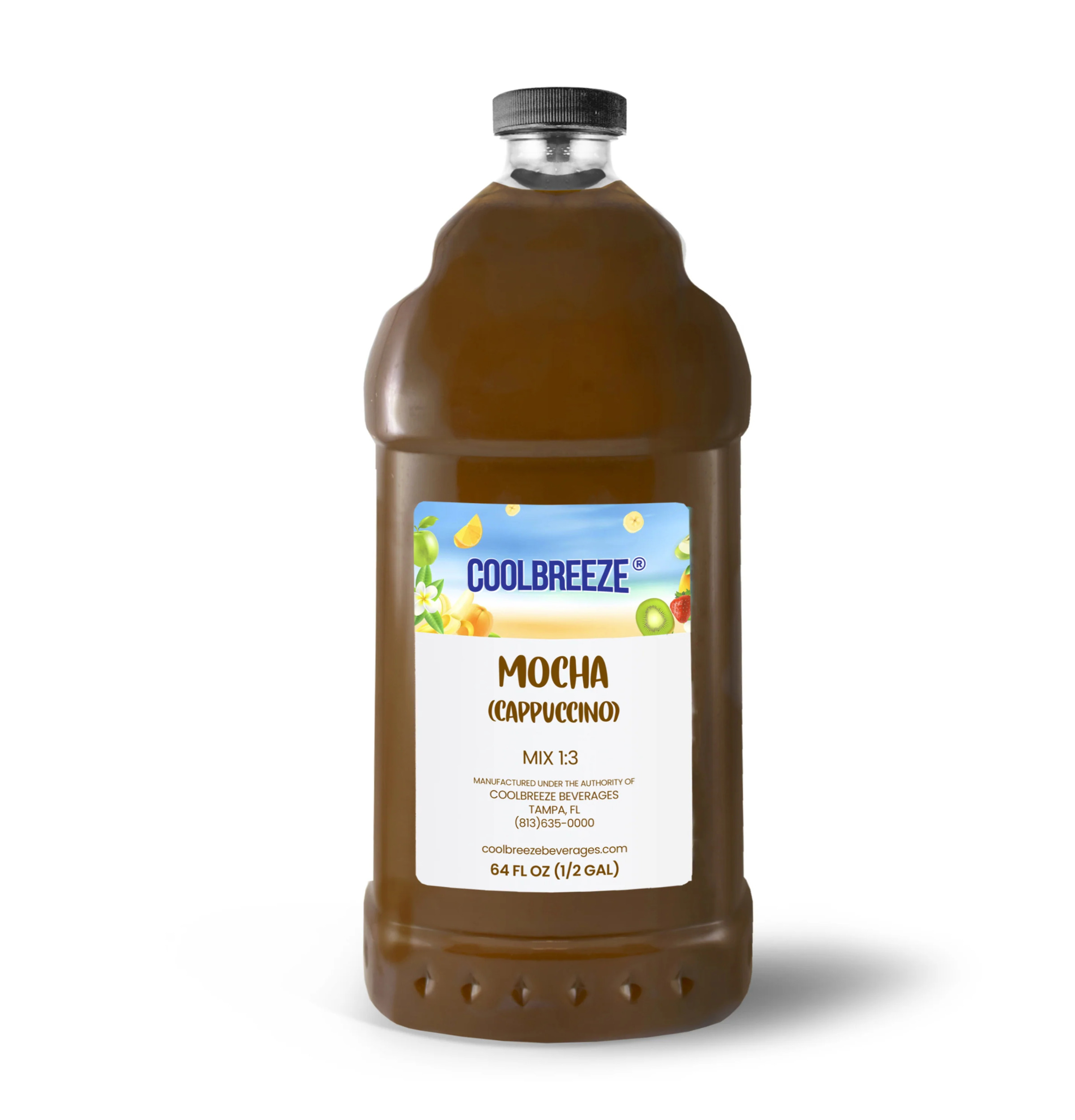 CoolBreeze Beverages Frozen Drink Flavor Syrups Mocha (Cappuccino