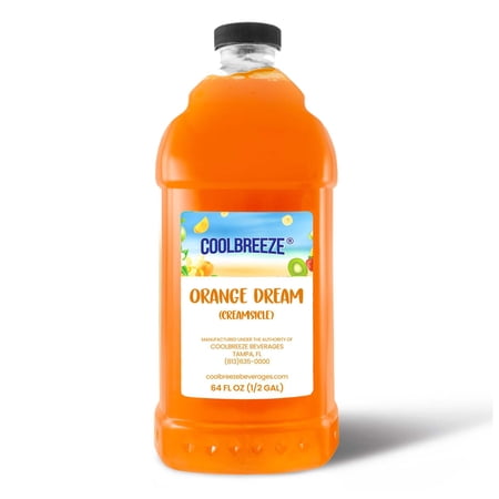 CoolBreeze Beverages Frozen Drink Flavor Syrups - Orange Dream + Jug Combo