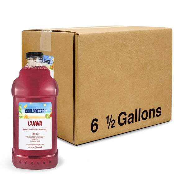 CoolBreeze Beverages Frozen Drink Flavor Syrups - Pink Guava *CASE PACK*