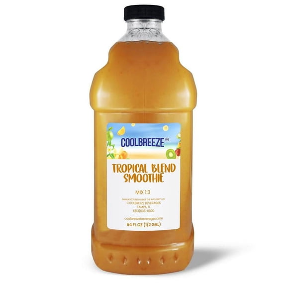 CoolBreeze Beverages Frozen Drink Flavor Syrups - Tropical Blend + Jug Combo
