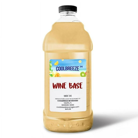 CoolBreeze Beverages Frozen Drink Flavor Syrups - Wine Base + Jug Combo