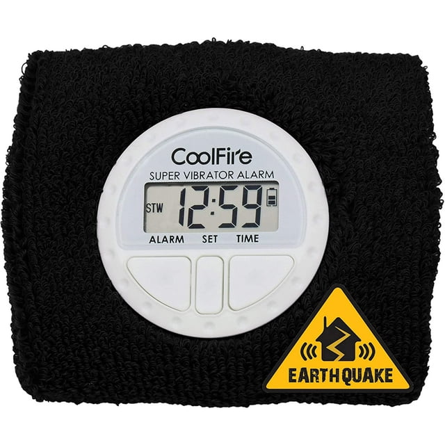 CoolFire Vibrating Alarm Clock Silent Alarm Wristband Vibrating Alarm