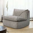 thumbnail image 1 of COOLHUT 35.4"W Accent Chair, Upholstered Beanbag Sofa Chair, Modern Single Chair Accent Chair for Living Room Bedroom, Stone Gray, 1 of 8