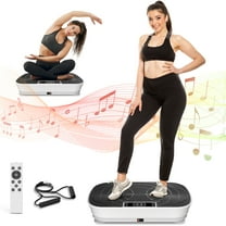 CoolHut Vibration Plate Exercise Machine, Body Workout Wave Vibration Plate for Weight Loss, Shaping, Toning, Black