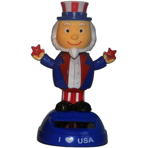 CoolKids Uncle Sam Patriotic Solar Dancing I Love USA Character