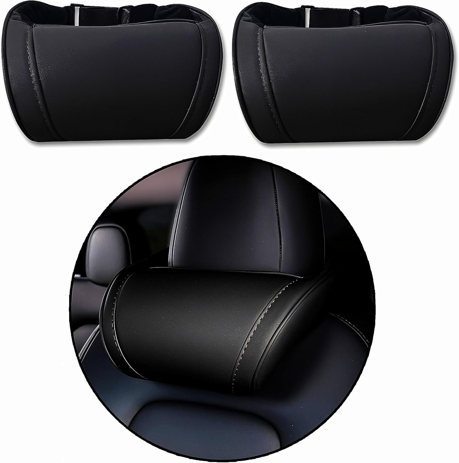 Headrest Pillow Tesla Neck Pillow For Tesla Model 3 Y S X Neck Support Cushion E - Foto 3