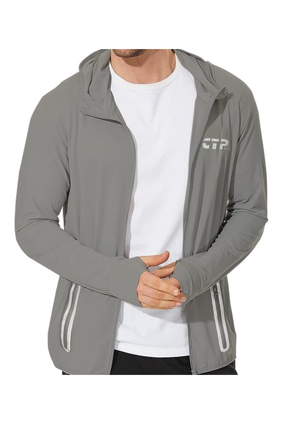 CoolMax Hoodie Unisex Gray (L)