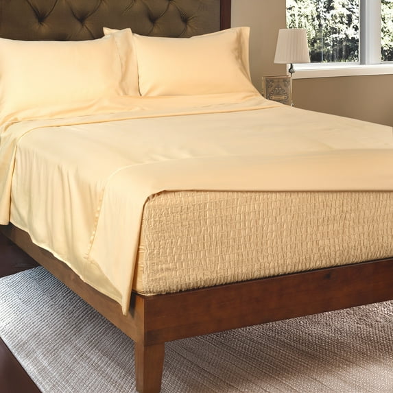 BedTite® CoolMax® 4-Piece Cooling Technology Bed Sheets, Full - Fawn