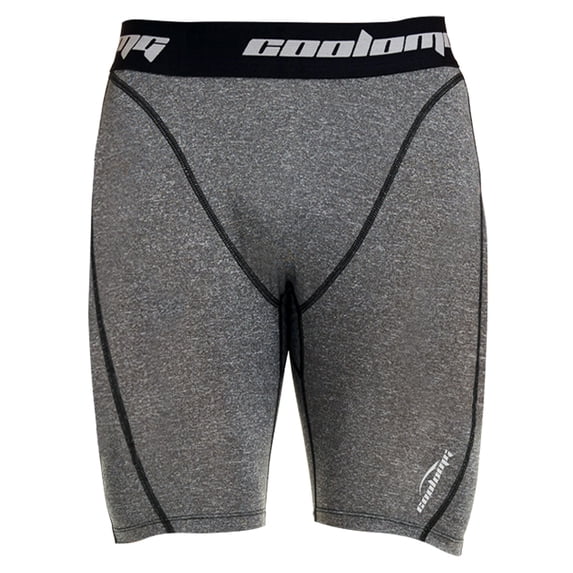 CoolOMG Men's Compression Shorts 7" Cool Dry Sport Tights Training Baselayer for Boys Youth