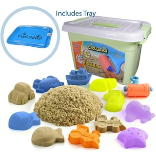  CoolSand Natural 2 Pound Refill Pack - Moldable Indoor Play Sand  in Resealable Bag : Health & Household