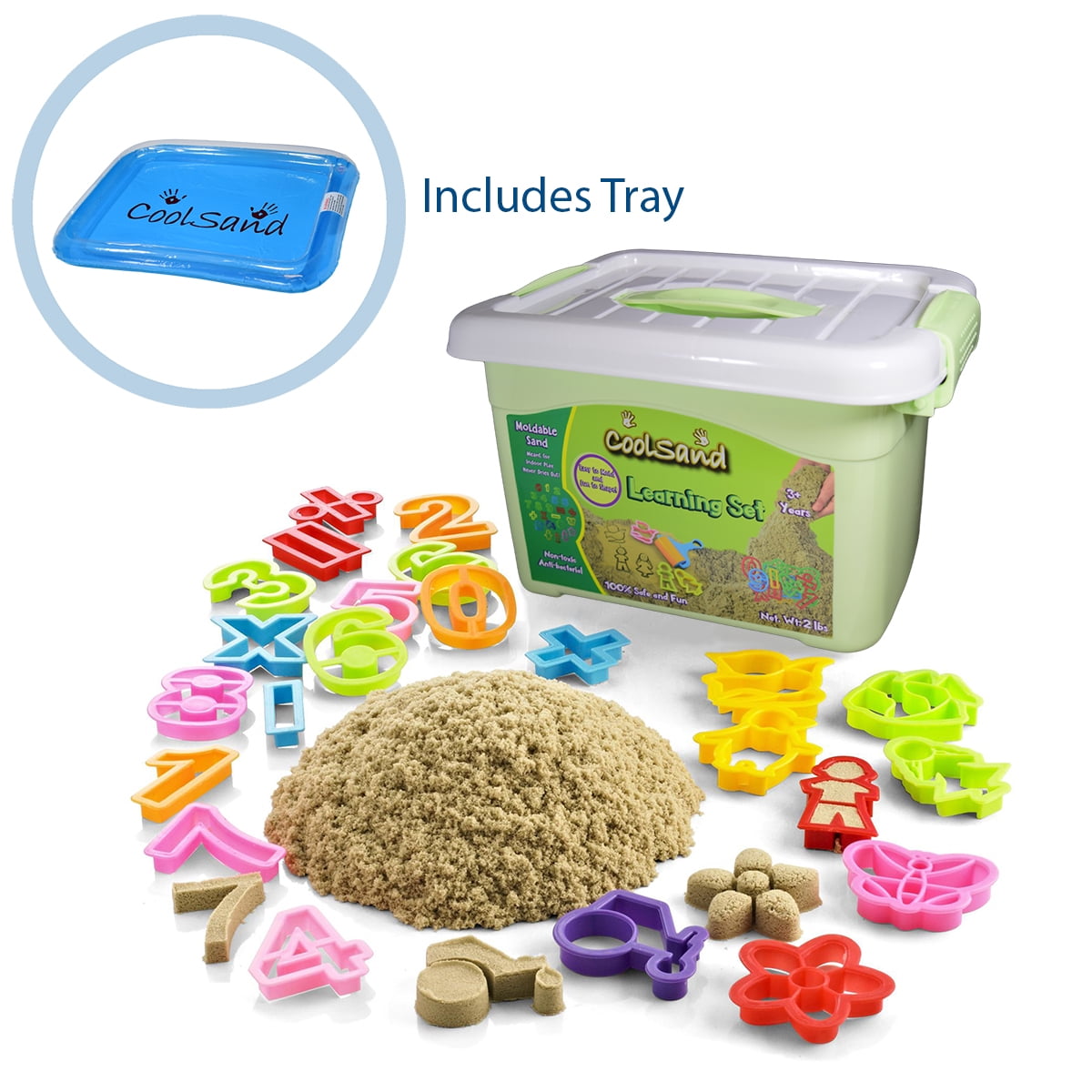 Coolsand 2 lb. Refill Package Kinetic Play Sand for All Ages (Red)