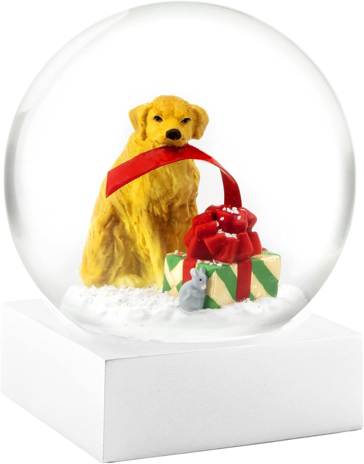 CoolSnowGlobes Dog with Gift Snow Globe