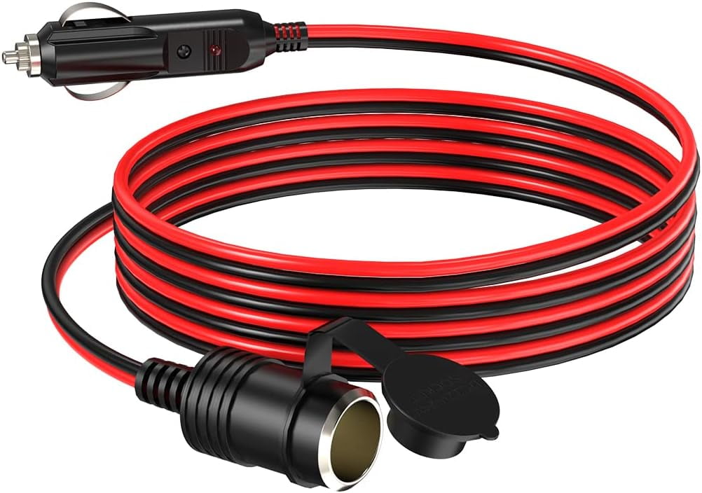 sae to cigarette lighter adapter CoolStuff 14AWG SAE to Car Cigarette Lighter 12V Cigarette Lighter Male Plug  to SAE Connector Extension Cable with SAE Polarity Reverse Adapter(5FT)