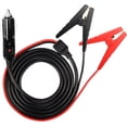 thumbnail image 1 of CoolStuff Alligator Clamp to Cigarette Lighter Cable,14AWG 12V Cigarette Lighter Male to Battery Clips Adapter Extension Cord with 15A Fuse (6FT), 1 of 7