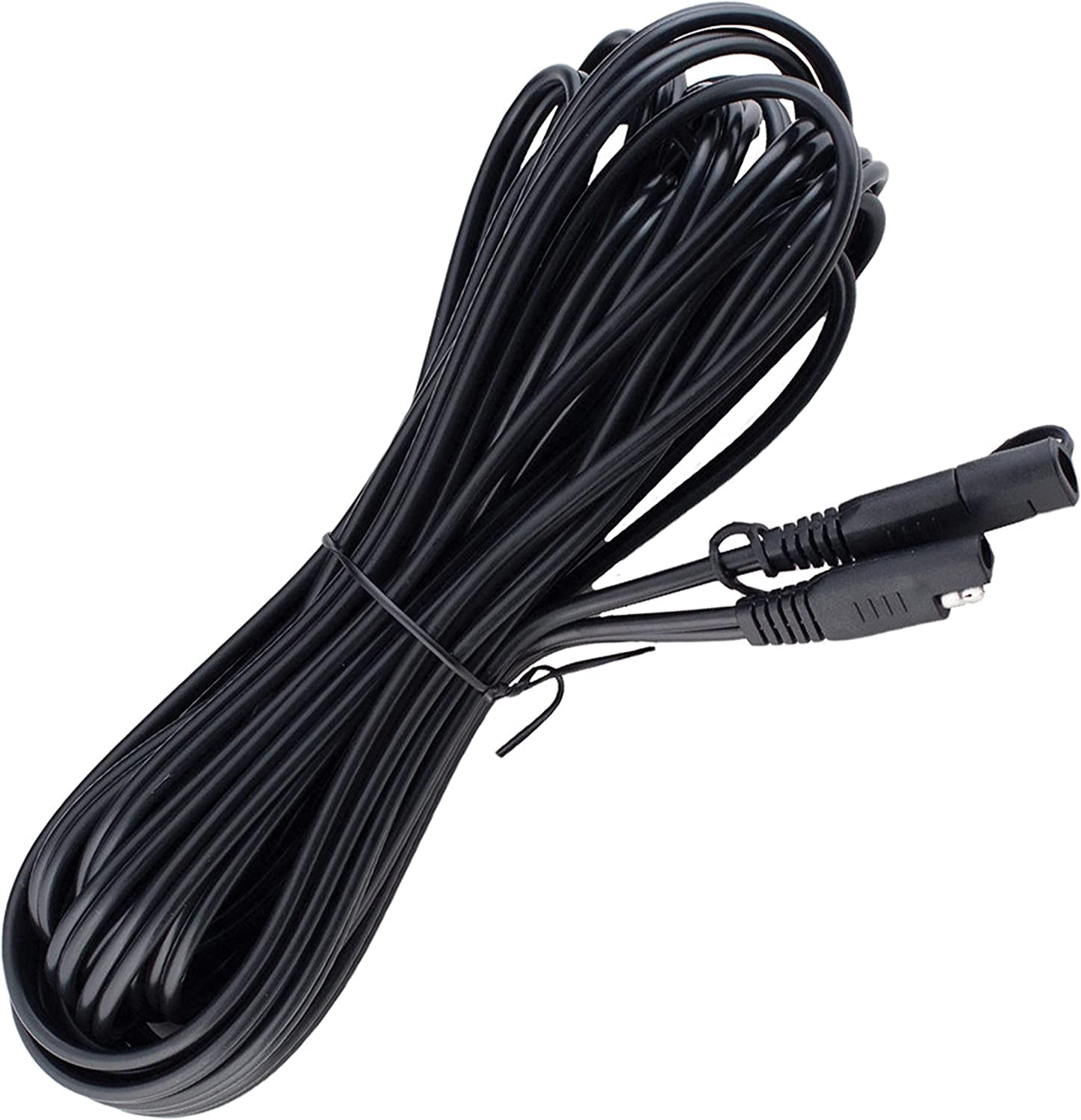 JY 3.3ft SAE To O-Ring Battery Tender Extension Cord – 14AWG – 12V-24V – 15A Peak