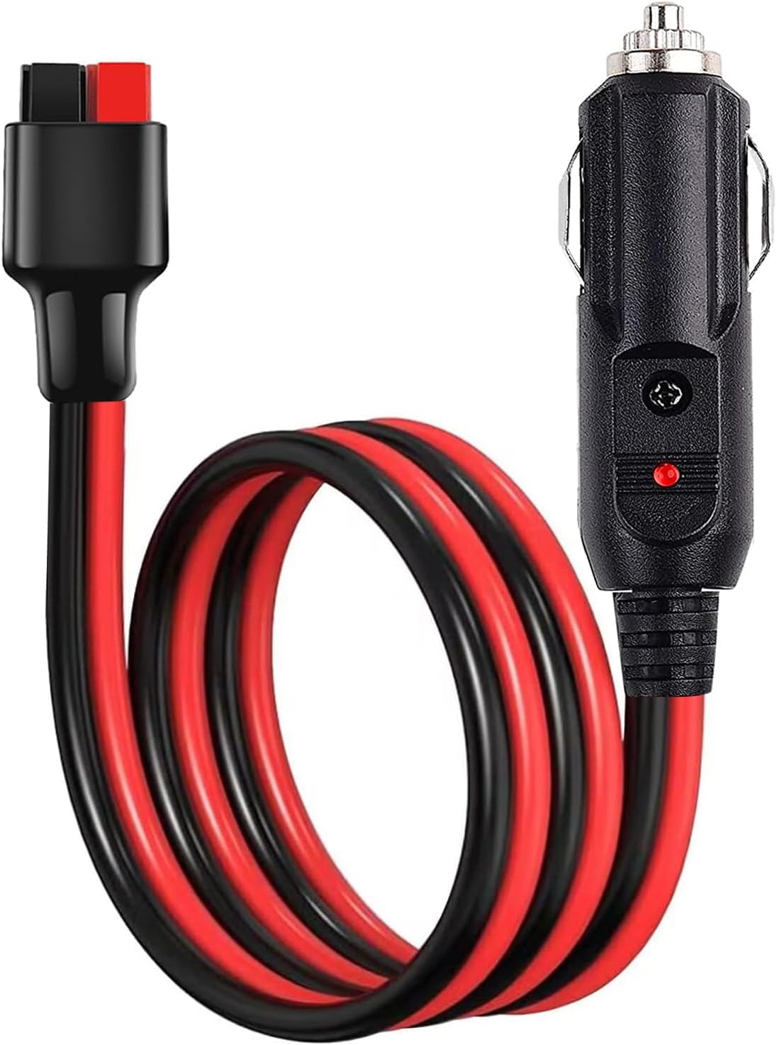 cigarette lighter plug walmart Nilight 2 Pack Male with Leads 10Amp Fuse with LED Light Car Replacement Cigar Male Socket Plug Extension Cable 12volt car vacuums Replacement Cigarette Lighter Plug Leads