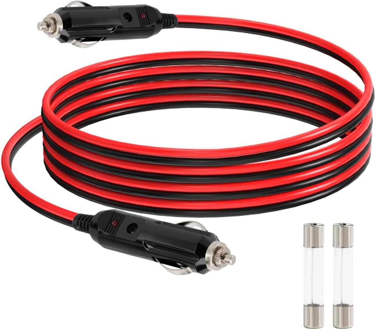 male to male cigarette lighter adapter CoolStuff Male to Male Cigarette Lighter Cord, 14AWG 12V Car Cigarette  Lighter Plug Extension Cable for Vehicles RV Boats(5FT/10FT)