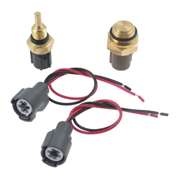 Coolant Fan Switch & Coolant Temperature Sensor + Connectors for Acura Integra