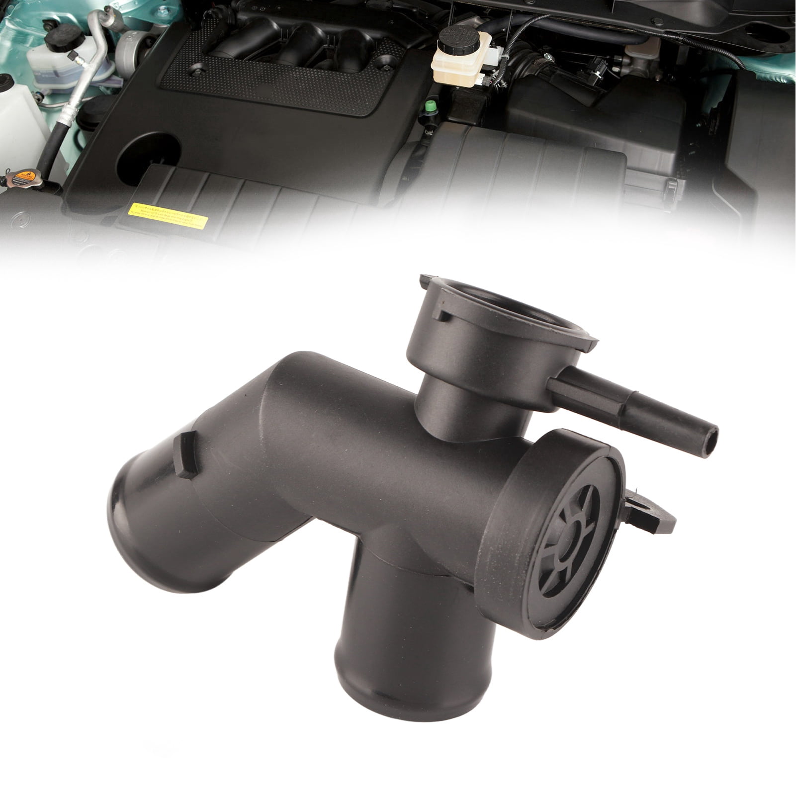 Coolant Filler Neck, Prevent Antifreeze Leakage 21517 JP00A Black