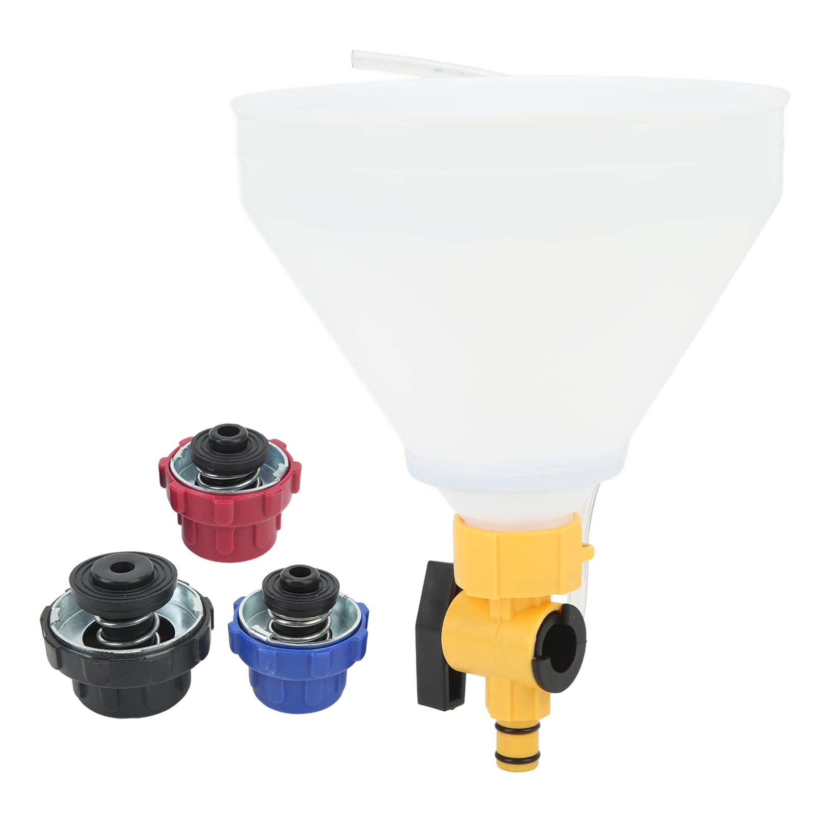 Coolant Funnel Kit， Coolant Refill Funnel Spill Proof Engine Cooling