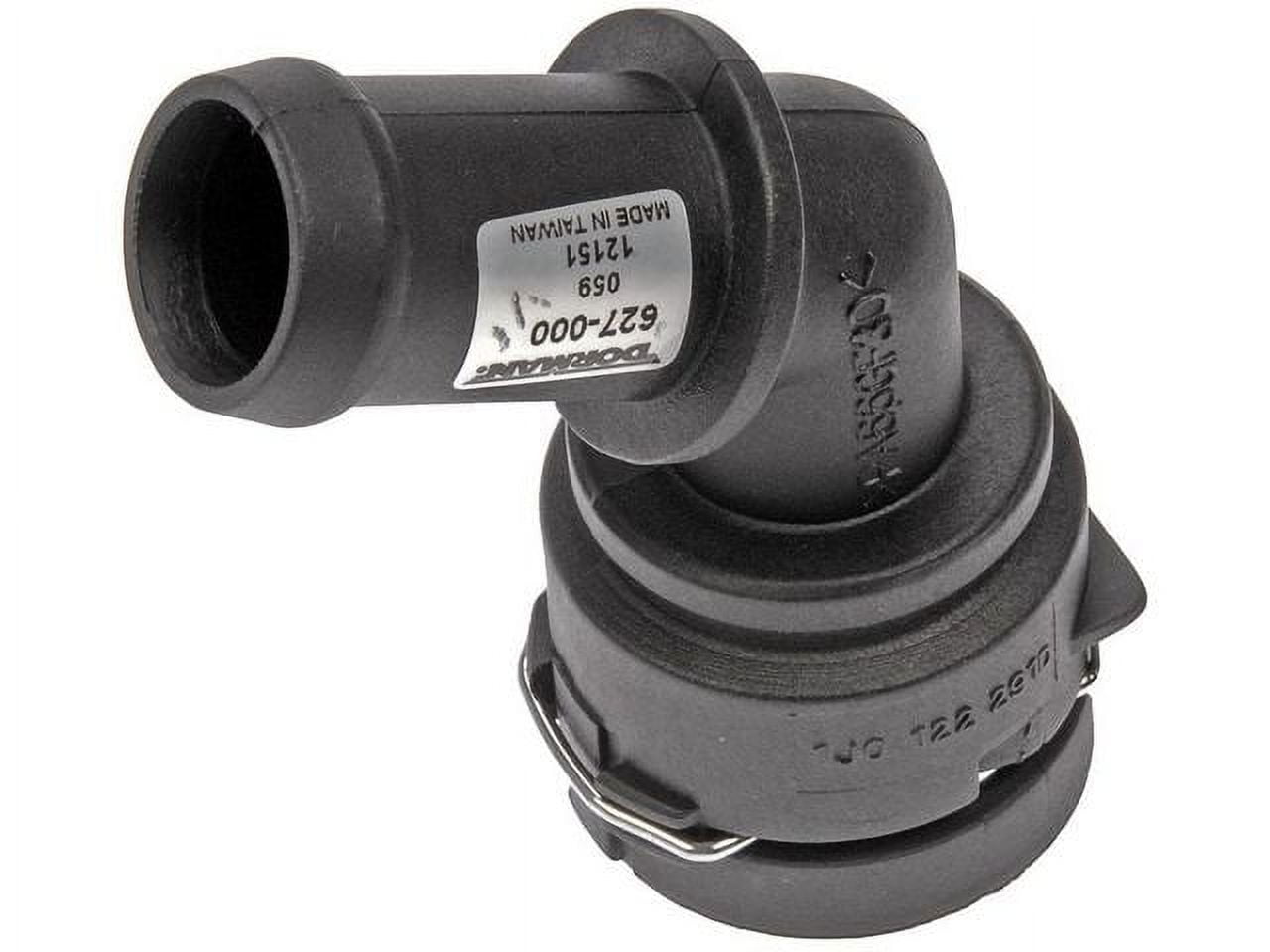 Black Plastic Radiator Coolant Hose Connector for Volkswagen and Audi