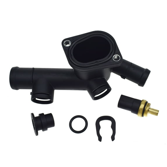 Coolant Hose Flange w/Gasket Sensor Kit For 1998-2005 VW Beetle 2.0L 06A121132C