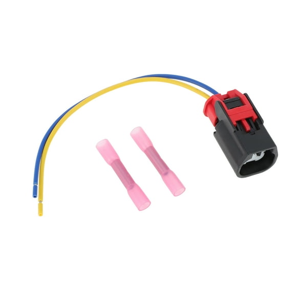 Coolant Level Sensor Connector for CHRYSLER 200 11-16 for JEEP CHEROKEE 14-21 68064995AA 2 Pin Connector Pigtail for Coolant Level Sensor w/ Heat Shrinks Set Coolant System Sensor Connector Set