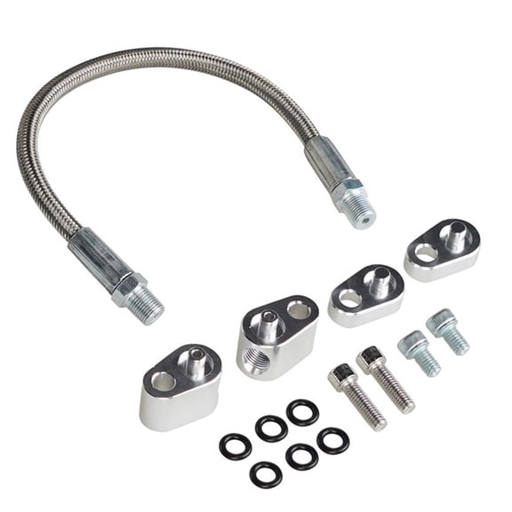 Coolant Steam Crossover Hose High Performance Easy Install Replacement Quality Hole Fittings Kit
