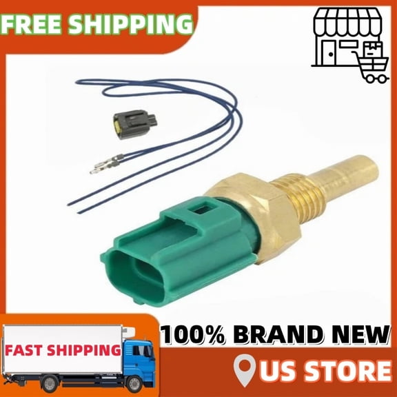 Coolant Temperature Sensor + CONNECTOR Fit For Toyota Lexus Mazda Chevrolet Ford