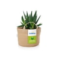 thumbnail image 1 of Coolaroo 2 Gallon Round Fabric Grow Bag with Drainage Holes, UV Resistant and Durable Handles - 1 Pack, Desert Sand, 1 of 8