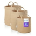 thumbnail image 1 of Coolaroo 3-Pack Small, Medium & Large Utility and Storage Bins with Reinforced Handles, Desert Sand, 1 of 6