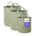 thumbnail image 1 of Coolaroo 3-Pack Small, Medium & Large Utility and Storage Bins with Reinforced Handles, Green, 1 of 6