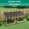 thumbnail image 1 of Coolaroo 30% UV Sun Block Shade Fabric Roll for Gardening, 6' x 15'; Black, 1 of 5