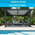 thumbnail image 1 of Coolaroo 6' x 50' Outdoor Stone Sun Shades Canopy, Waterproof UV Block Protection, 1 of 5