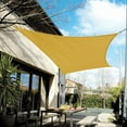 thumbnail image 1 of Coolaroo Coolhaven Outdoor Sun Shade Sail With Hardware Kit 95% UV Block Protection for Garden, Patio, Backyard, 12' Square, Sahara, 1 of 6