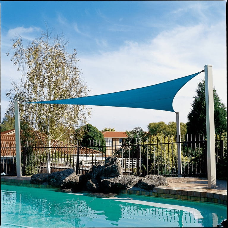 Coolaroo Coolhaven Outdoor Sun Shade Sail With Hardware Kit 95% UV