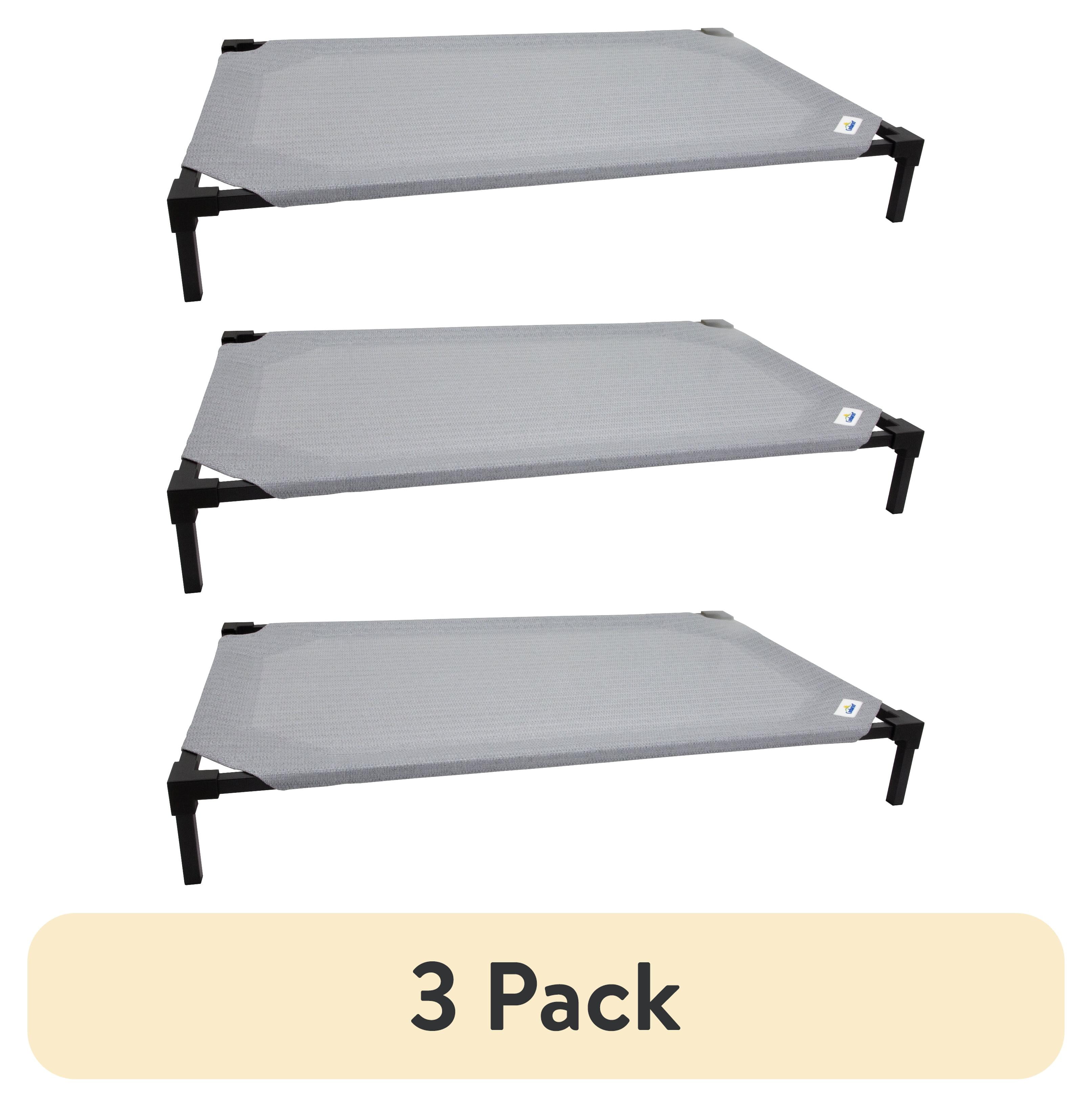 Image showcasing (3 pack) Coolaroo Cooling Elevated Dog Bed PRO with Heatshield, Fits in ...