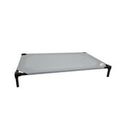 Coolaroo Cooling Elevated Dog Bed PRO with Heatshield, Medium , Easy Assembly, Glacier Grey