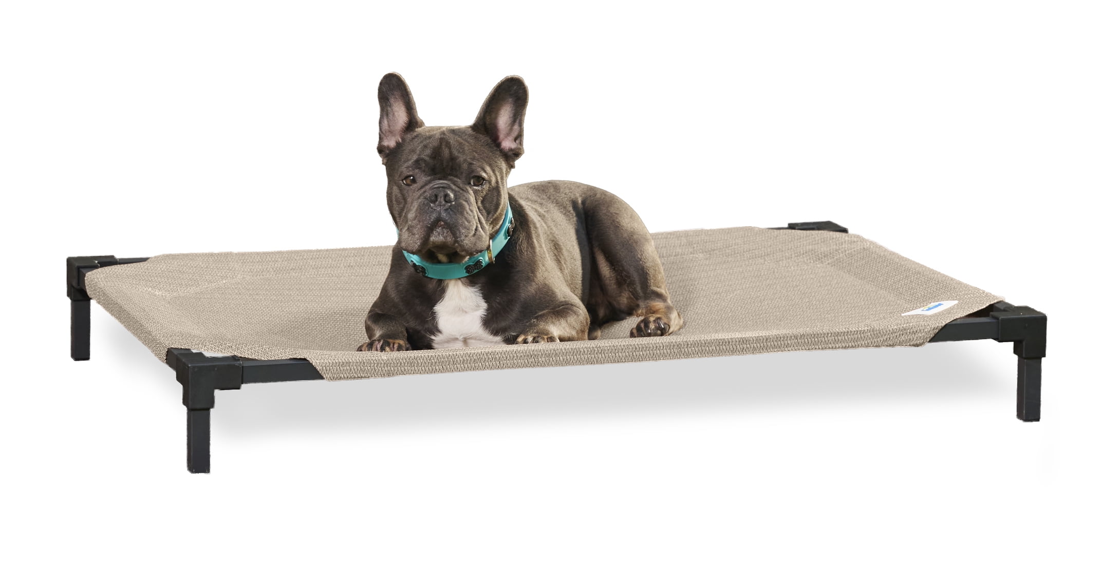 Coolaroo Pro Elevated Dog Bed – Low-Profile, Breathable, Moisture-Resistant Cover, Tool-Free Setup, Nutmeg Color, Standard Size - View #6