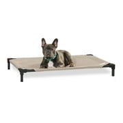 Coolaroo Cooling Elevated Dog Bed PRO with Heatshield, Medium, Easy Assembly, Great Sandy Beige