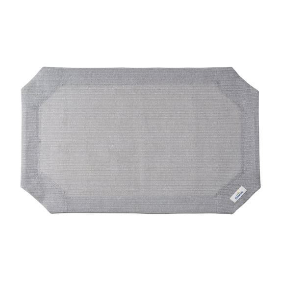 Coolaroo Cooling Elevated Dog Bed PRO with Heatshield Replacement Cover, Large, Glacier Grey