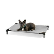 Coolaroo Cooling Elevated Dog Bed Pro, Medium, Fits in 42in Crates, Steel