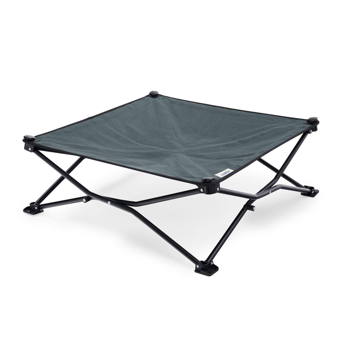 Coolaroo Elevated Pet Bed On-The-Go with HeatShield Cooling Fabric, Pacific Crest Blue, Small