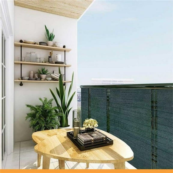 Coolaroo Knitted Shade Fabric; 90 Percent UV; 6'x15' Rolls; Rainforest